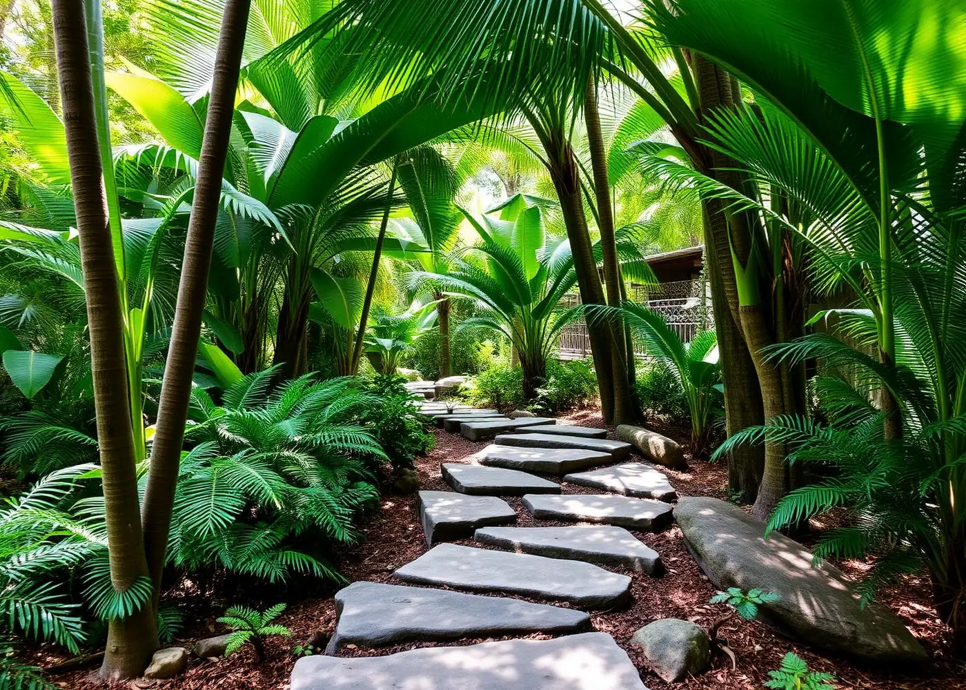 Jungle paths & zen areas